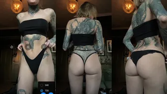Kammi Rosenskjold Changing Her Panties On A Live