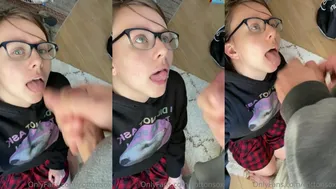 Alice Cottonsox Sticky Facial POV