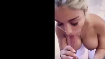 Henniwd Quick Blowjob Leads To Cum On Lips