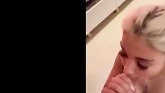 Henniwd Quick Blowjob Leads To Cum On Lips