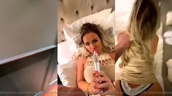 Amanda Breden Gets Fucked By Dildo And White Dick