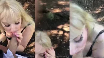 Swedish Sweetsindy Sucks A Dick In The Forest