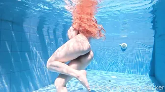 Alina Becker Naked In Her Swimming Pool