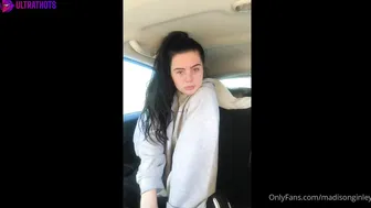 Madison Ginley Risky Public Masturbation While In Car