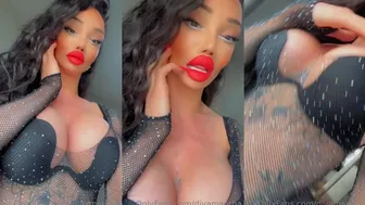 Divamantha Shows Her Ass In Black Panties