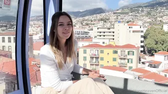 Hope Heaven Gives A Blowjob In A Cable Car Mid Air