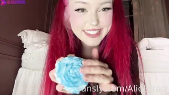 Alice Starr Rides Hidden Dildo
