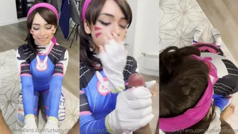 Urbabydollxo Wears Cosplay And Gets Facial