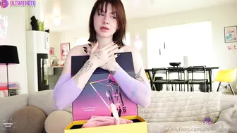 Norwegian Annhelenlundi Unpacking Her Sex Toy