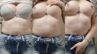 Jenina Ekonen Flashes Her Pierced Nipples