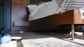 Asian Lillie Nue Stuck Under The Bed