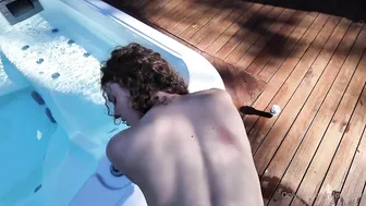 Love Lilah Fucked In Outdoor Jacuzzi