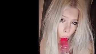 Finnish Kisumissu Dildo Blowjob