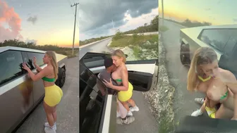 Vanessa Bohorquez Fucked By BBC On The Side Of The Road