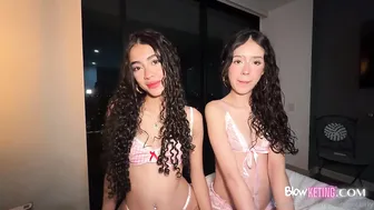 SkinnyCurly & Lilibaby18 Get Fucked In A ThreeWay