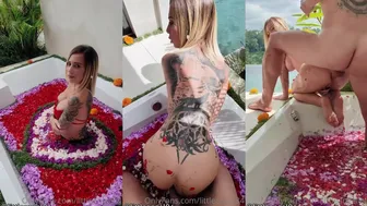 LittleAngel84 Sextape While In Bathtub Trying Anal