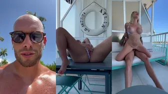Margot Dulac Fucked On The Balcony By A Bold Guy