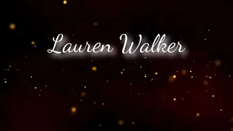 Lauren Walker Poses In Dark Room