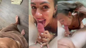 Solene Favreau Blowjob On Knees