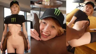 Little Emo Kitten Gets Drilled By A BBC