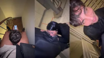 Julie Bacha Sneaky Sex On The Stairway